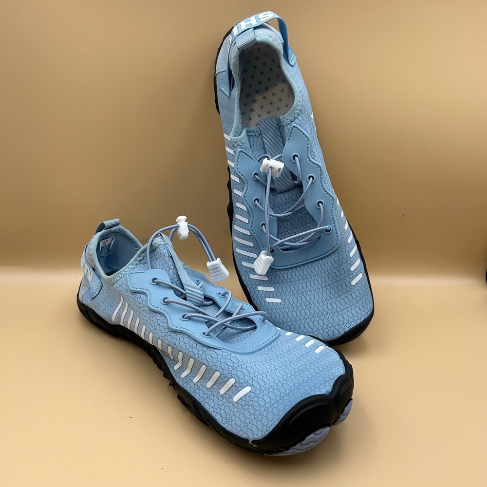 Fashion Mens Light Blue Water Shoes Aqua Socks Size 45 Beach Swim Yoga Outdoor